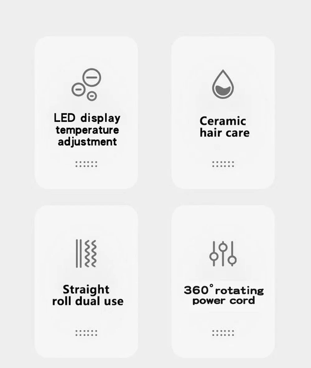 Curling Hair Straightener Hot Comb Electric Straighten Hair Brush Styling Tool Electric Hair Curler Brushes Salon Equipment