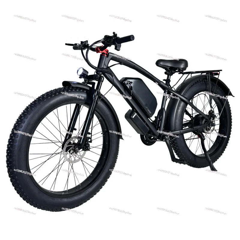 Electric bicycle 25km/h 48V lithium battery mountain bike adult lithium battery 26 inch two-wheeled battery car