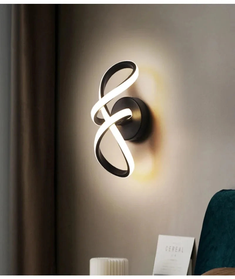 Modern LED Wall Light Interior Lighting Fixture For Bedroom Living Room Hallway Staircase Home Decor Led Lustre Wall Sconces