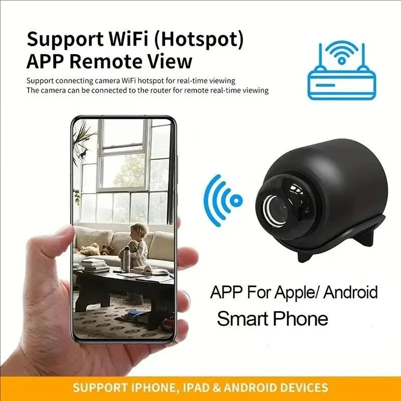 HD 1080P Mini Camera Wireless WiFi Baby Monitor Indoor Safety Security Surveillance Night Vision Camera IP Camera Recorder