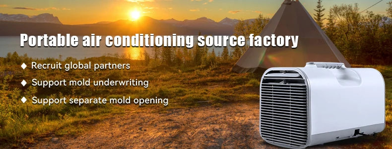 4200 BTU Mobile Air Conditioner With 3 Wind Speed Mode 110V 220V Outdoor Air Conditioner Portable For Camping