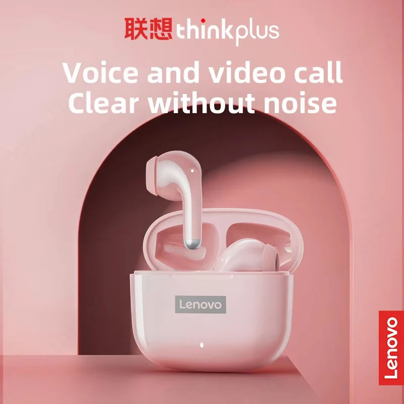 Lenovo LP40 Pro Headphones Wireless Bluetooth 5.4 TWS Hifi Stereo Earphones Gaming Sports Touch Control HD Call with Mic Earbuds