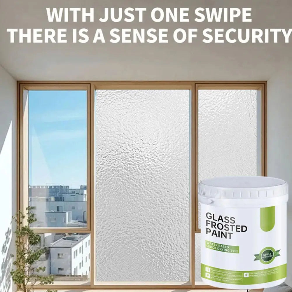 Frosted Glass Paint Frosted Paint Privacy Protection Bathroom Room Matte Anti Peeping Paint Coating Window Blackout Art Paint