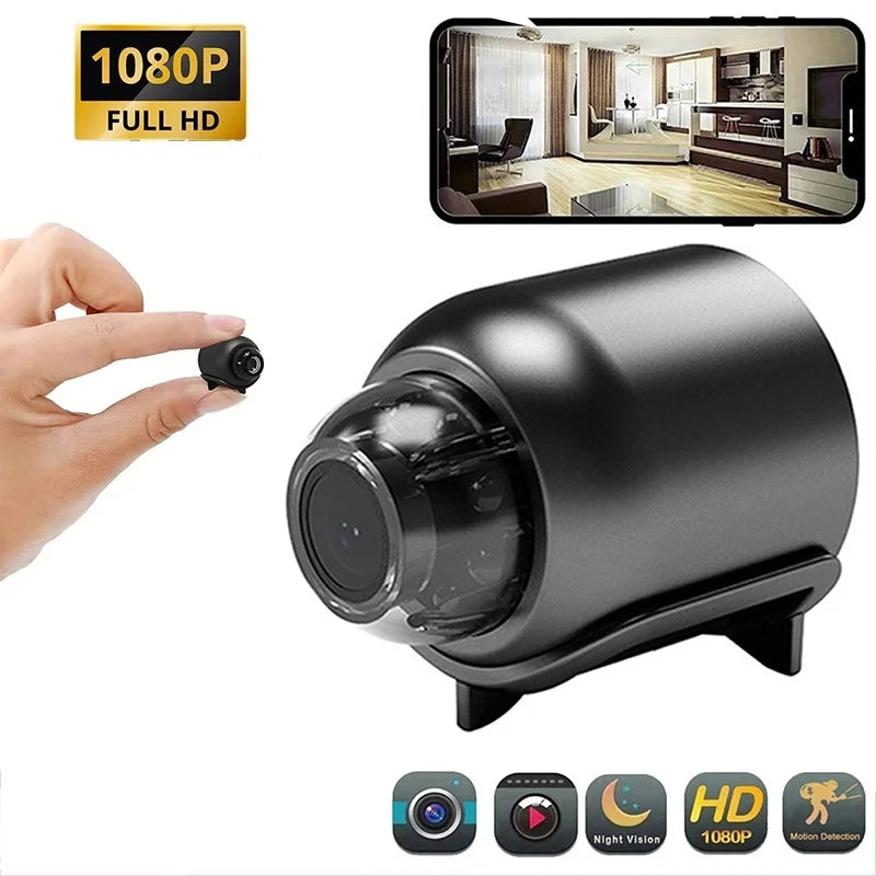 Mini Monitoring Camera 1080P Wireless Night Vision Motion Camera Detection Video Camera Home Security Camcorder Audio Recorder