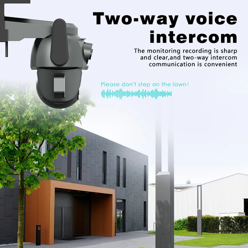 4MP UHD Carecam APP Dual Lens Wireless PTZ IP Dome Camera Full Color AI Humanoid Detection Home Security CCTV Baby Monitor