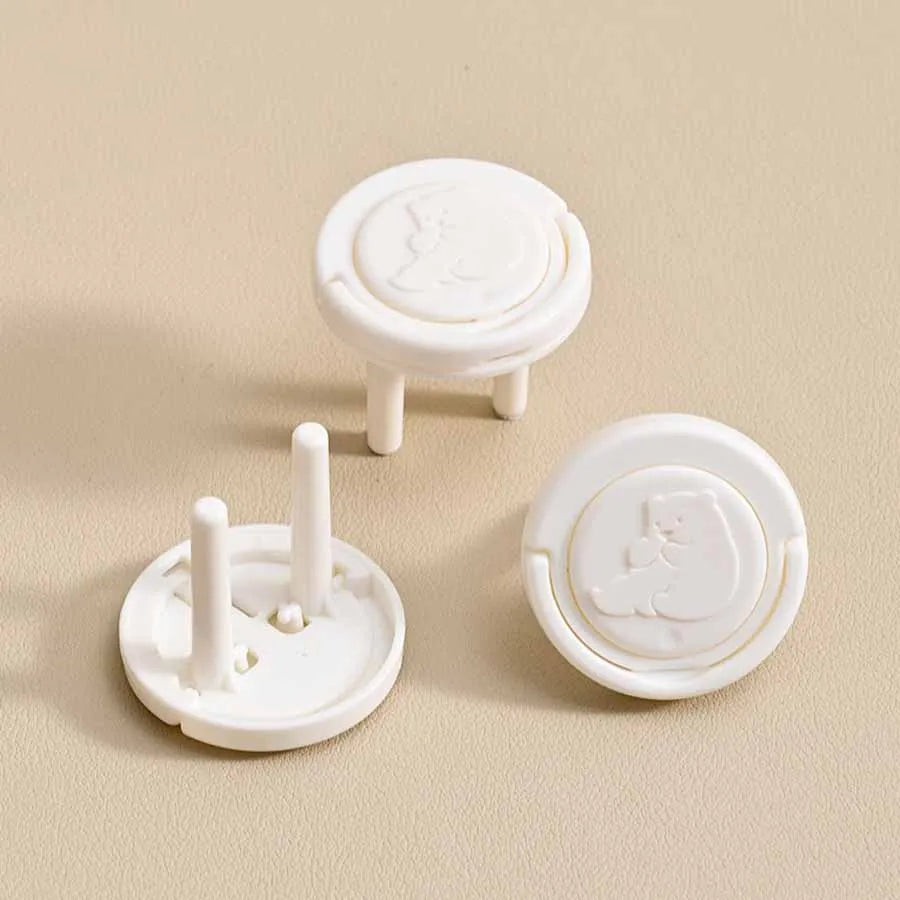 5/10pcs Baby Electrical Safety Socket Protective Cover European Standard Anti-electric Shock Socket Cover Baby Safe Protection
