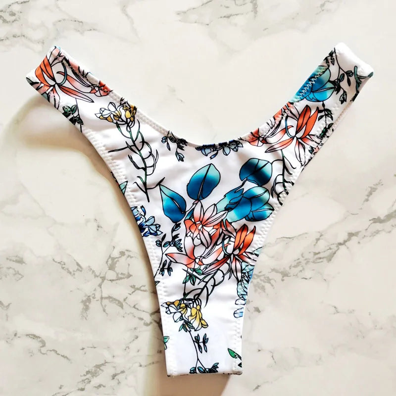 Bikini Brazilian  Beachwear Bikini Bottom Swimwear Bottom Thong Sexy Mini String Swimwear Bikini Swimsuit for Women Biquini