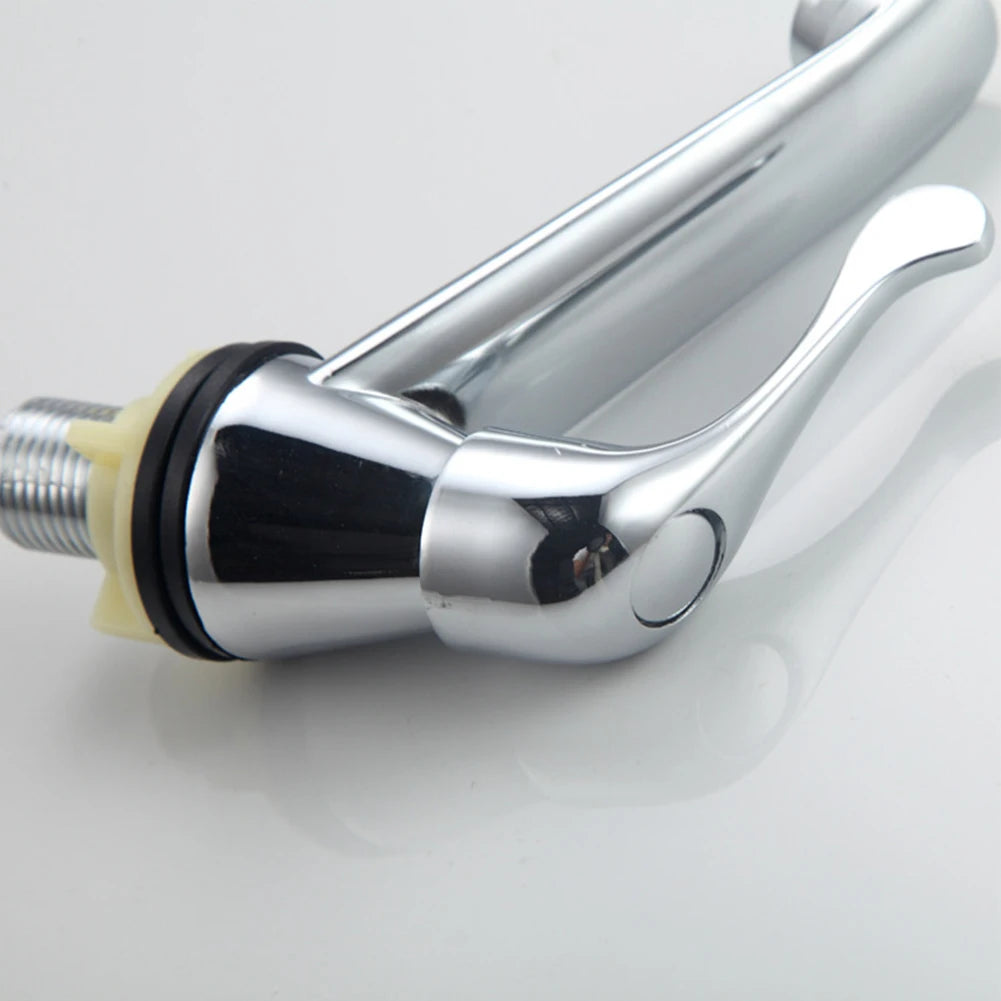 Bathroom Single Cold Water Tap Basin Sink Faucet Mixer Home Kitchen Stainless Steel Basin Sink Faucet Tap Accessories