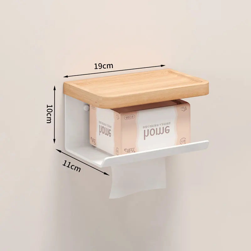 Toilet Tissue Roll Holders Wall Mount with Self  Screw for Small Items,Tissue Holder for Bathroom Kitchen Bedroom