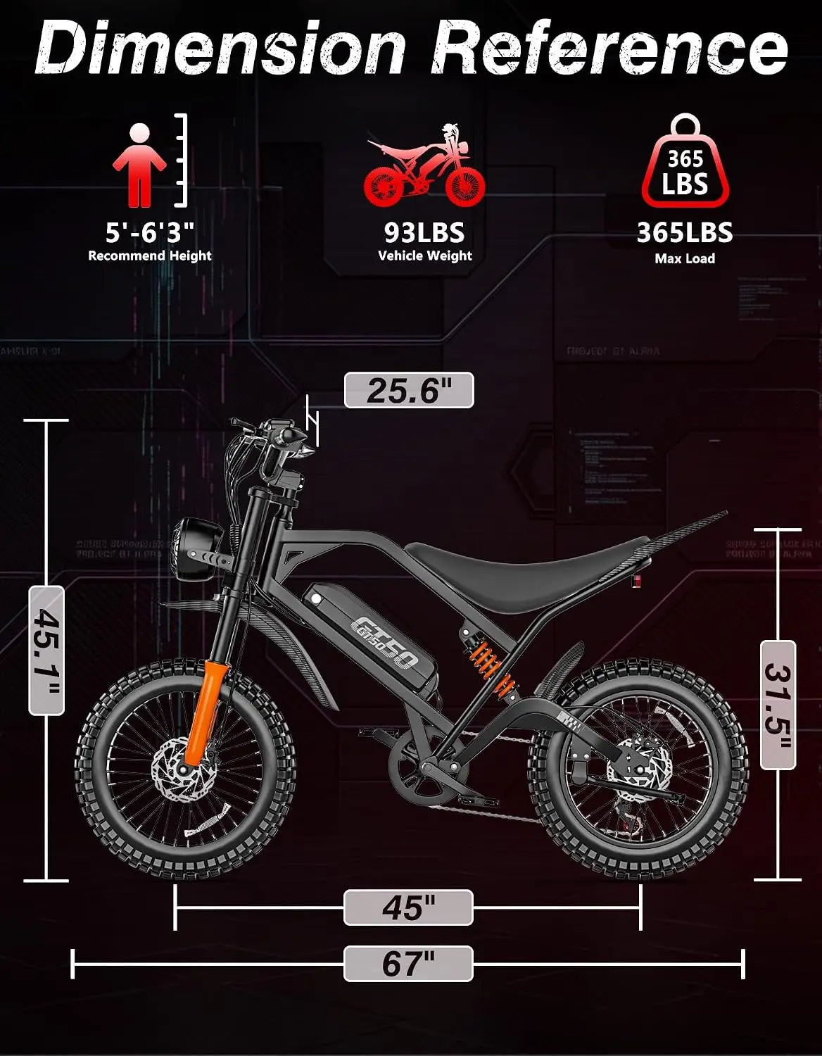 Electric Dirt Bike, 5500W Peak Electric Motorcycle with 48V/30AH Battery Ebike, 40MPH, Hydraulic Brakes, Full, Custom