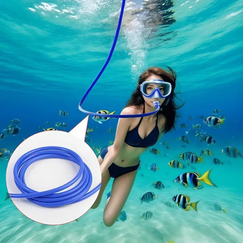2026 New Underwater Floating Snorkel Breathing Tube Portable Surface Air Supply Device for Swimming Freediving Diving Gear