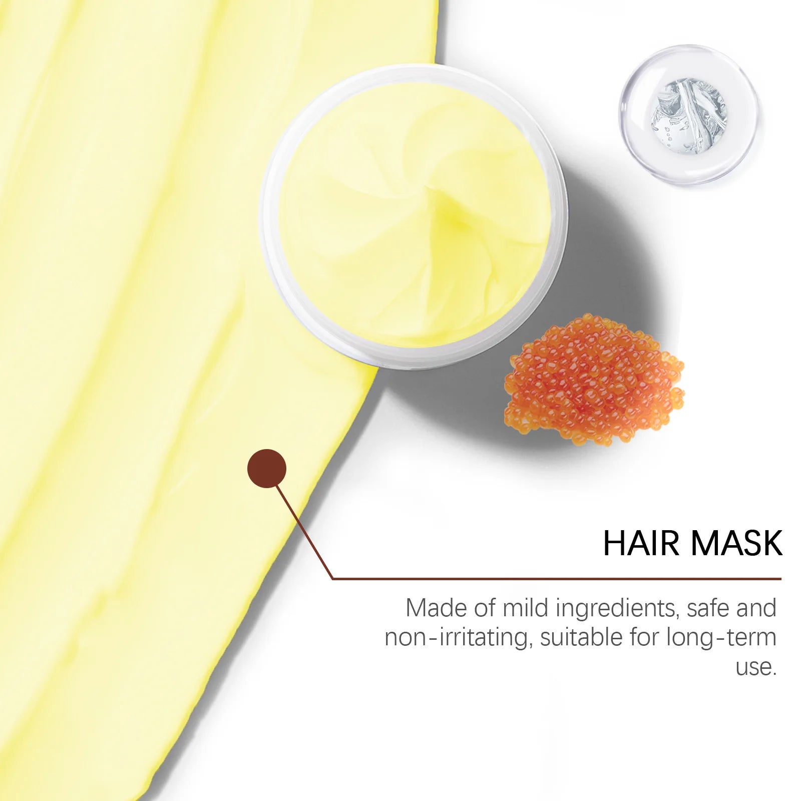Caviar Hair Mask Repair Damage Frizzy Smooth Hair Organic Keratin Straightening Smoothing Restore Soft Nourish Magical Hair Care