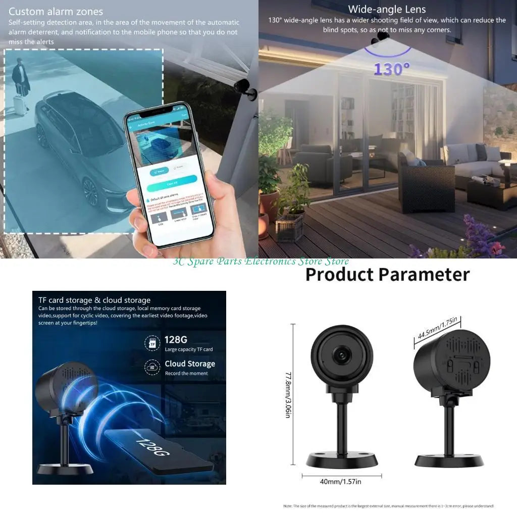 SZ Portable Security Camera Surveillances Camera Pet Cameras For Indoor Use