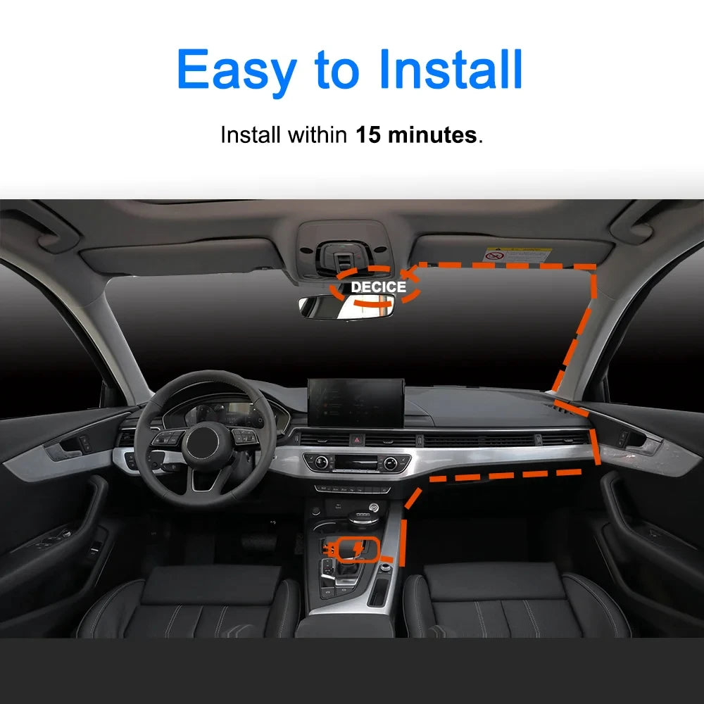 AHD1080P HD Rear Camera Night Vision IP68 Waterproof Cam  For Car DVR Wide Rearview Stream Media Dash Cam