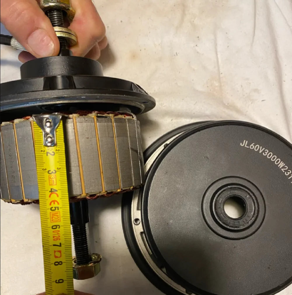 10 Inch Dual Drive Electric Motor 52V60V1600W3000W Powerful Electric Scooter Hub Motor Disc Brake Brushless Vacuum Tire E-Bike