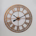 Modern Simple Clock Retro Hotel Wrought Iron Quartz Clocks Living Room Wall Hanging Clock Watch Home Decoration