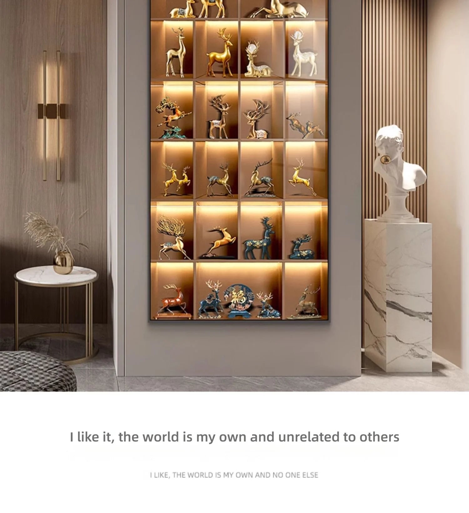 Modern Light Luxury Entrance LED Decorative Painting Home Decoration Living Room Bedroom Sofa Background Corridor Mural Light