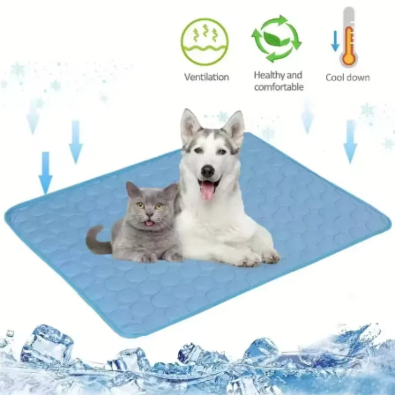Dog Cooling Mat Summer Pet Cold Bed Extra Large For Small Big Dogs Pet Accessories Cat Durable Blanket Sofa Cat Ice Pad Blanket