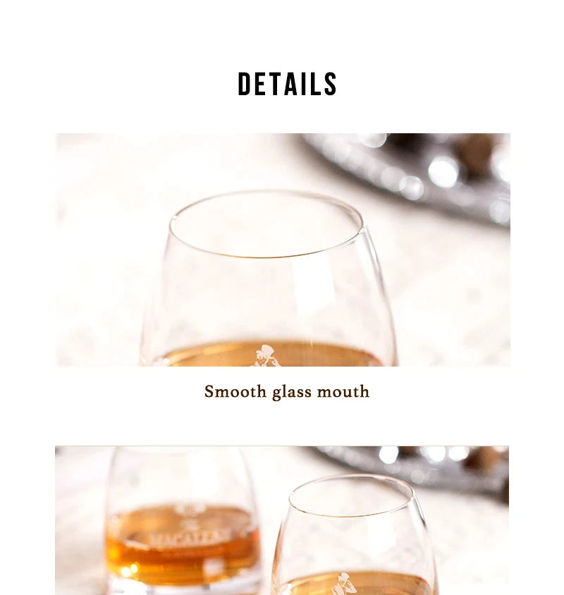 Johnnie Walker Whiskey Glasses 10 OZ Whiskey Glasses, Rocks Glasses for Scotch, Liquor Vodka, Bourbon, Whiskey Gifts