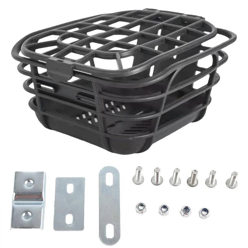 ♥Universal Bike Front Basket - Anti-Deformation Plastic Basket for Electric Bikes & Regular Bicycles