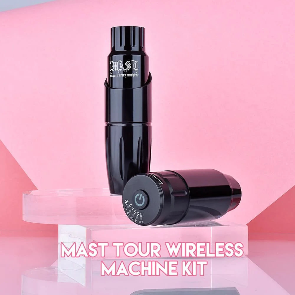 Mast Tour Tattoo Machine Permanent Makeup Pen Wireless Battery Coreless Motor Professional Rotary Cartridges Gun for PMU Artist
