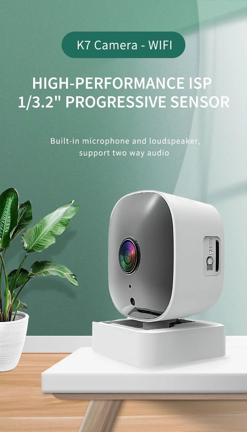 Wireless WiFi Smart HD Wide-Angle Home Camera Indoor Mini Surveillance Two-Way Audio Motion Detection Cloud Storage Camera 2026