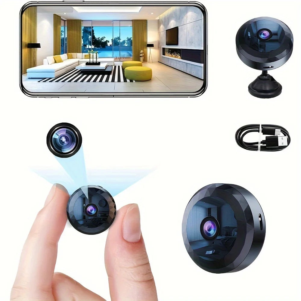 Wireless WiFi Security Camera 1080P HD Night Vision Motion Detection Rechargeable Battery Easy Mount App Control Home Security