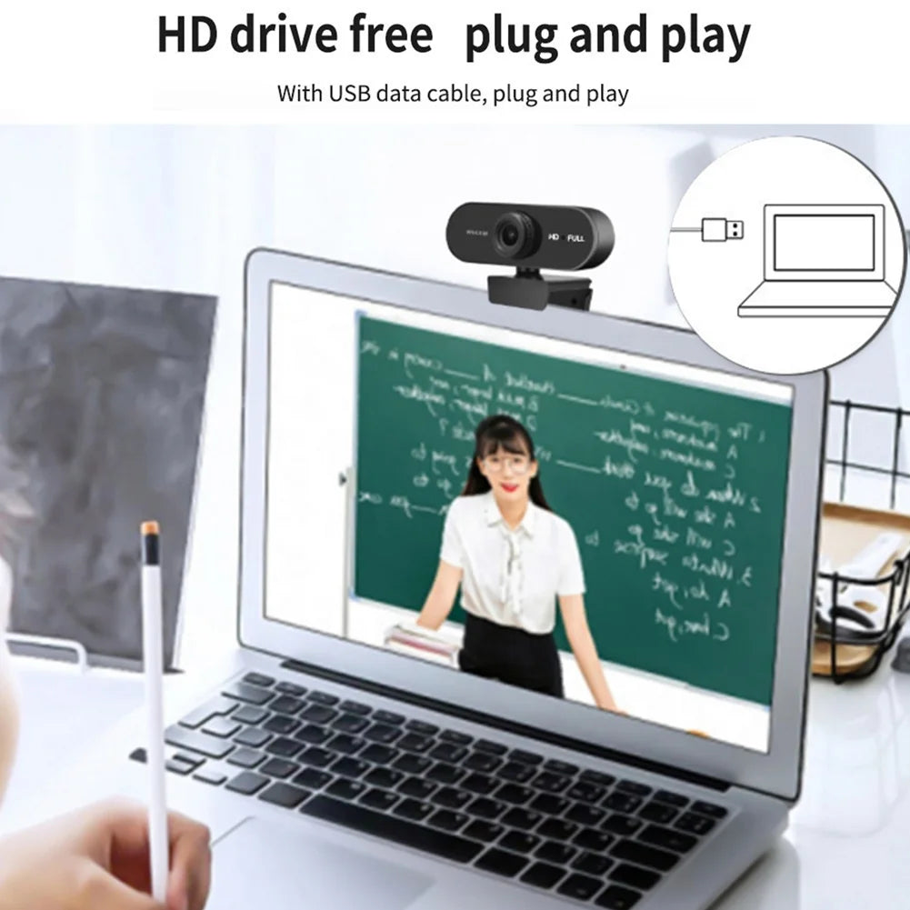 HD 1080P/2K Web Camera USB Camera Built In Microphone USB Network Camera Web Camera Autofocus Business Webcam for PC Laptop