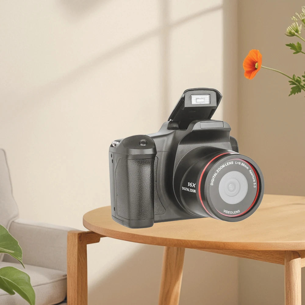 Camcorder 16X Zoom Vlogging Camera with 2.4 Inch LCD Screen Video Recorder for Photography and Video