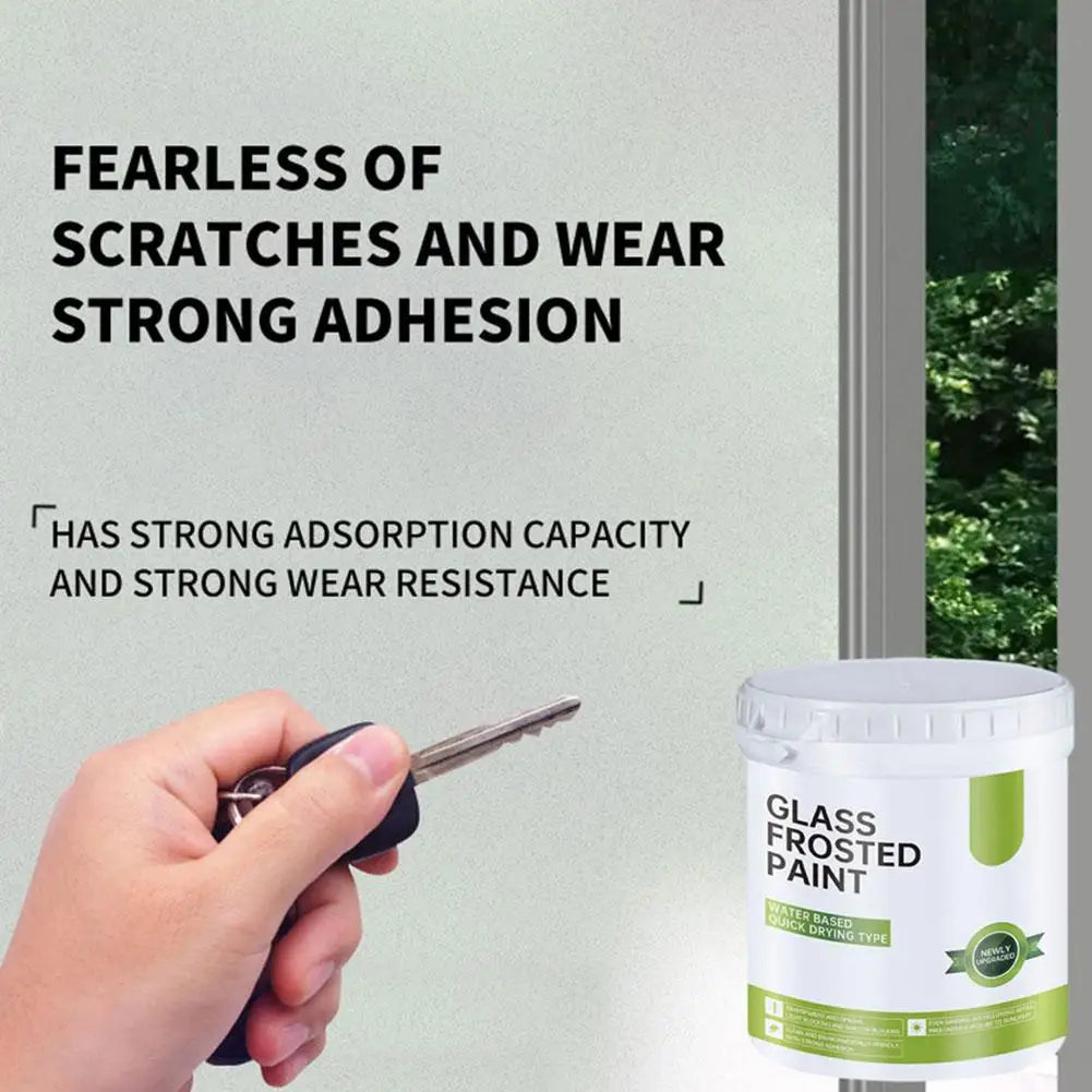 Frosted Glass Paint Frosted Paint Privacy Protection Bathroom Room Matte Anti Peeping Paint Coating Window Blackout Art Paint