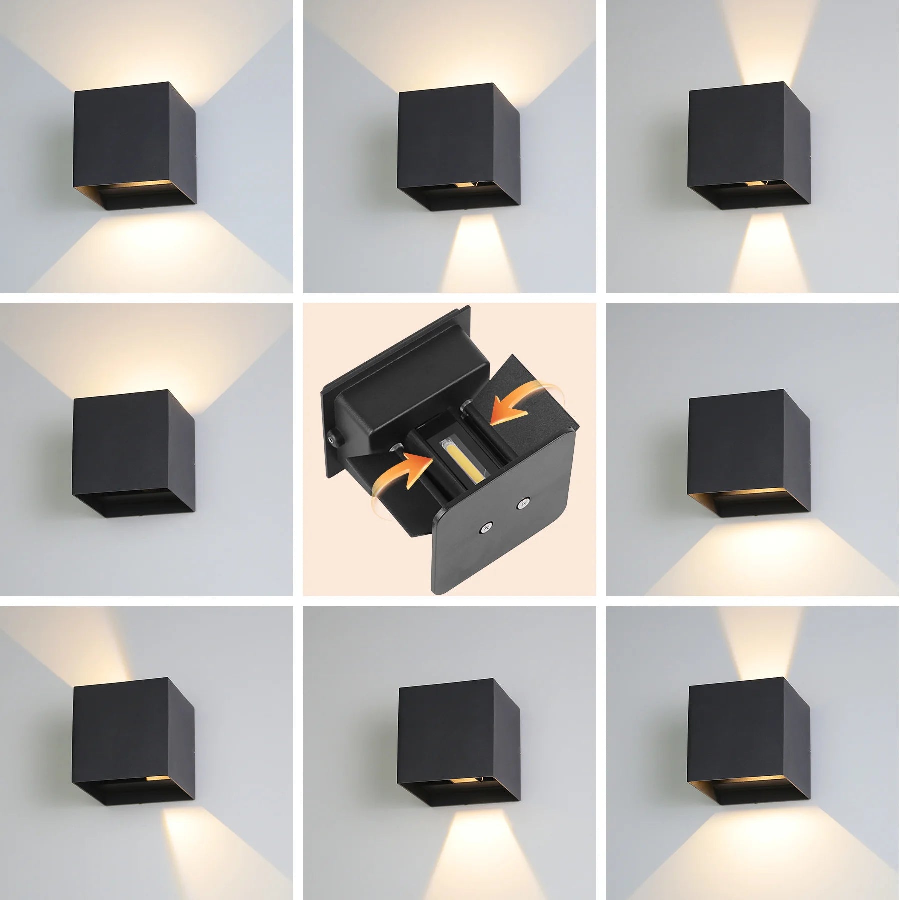 Modern Led Wall Lamp Indoor Decor Lamp Sconces Fixture for Living Room Kitchen Bedroom Waterproof Room Decoration Wall Light