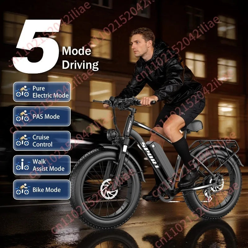Electric Bicycle 26 * 4.0 Fat Tire Electric Mountain Bike
