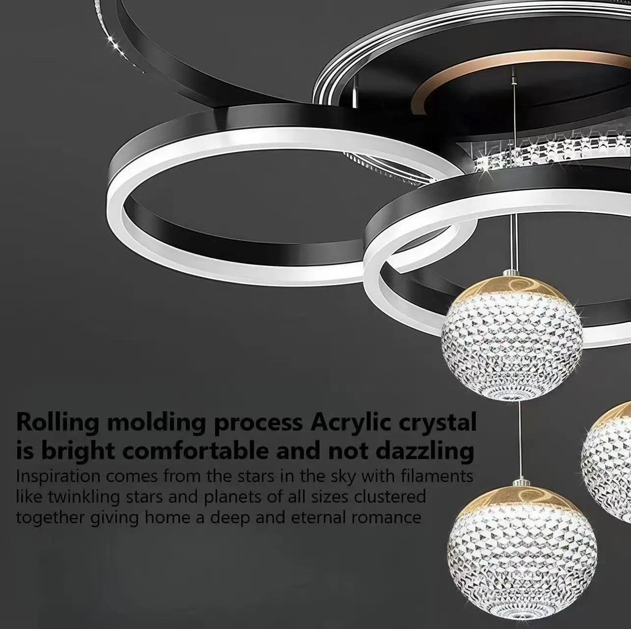 Modern Light Luxury Master Bedroom Pendant Lamp LED Creative Restaurant Lamp Villa Bedroom Interior Decoration Lighting Fixtures