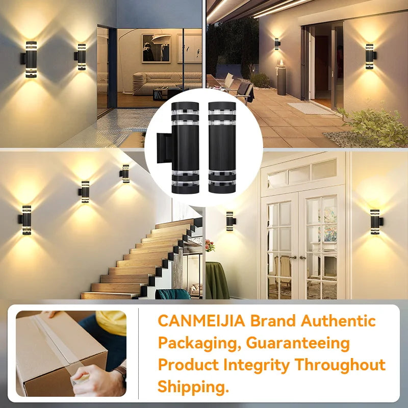 Street Wall Light Outdoor Waterproof LED E27 Bulb External Facade Decor Stairs Lights Entrance Fixture Home Decorative Lamp Wall