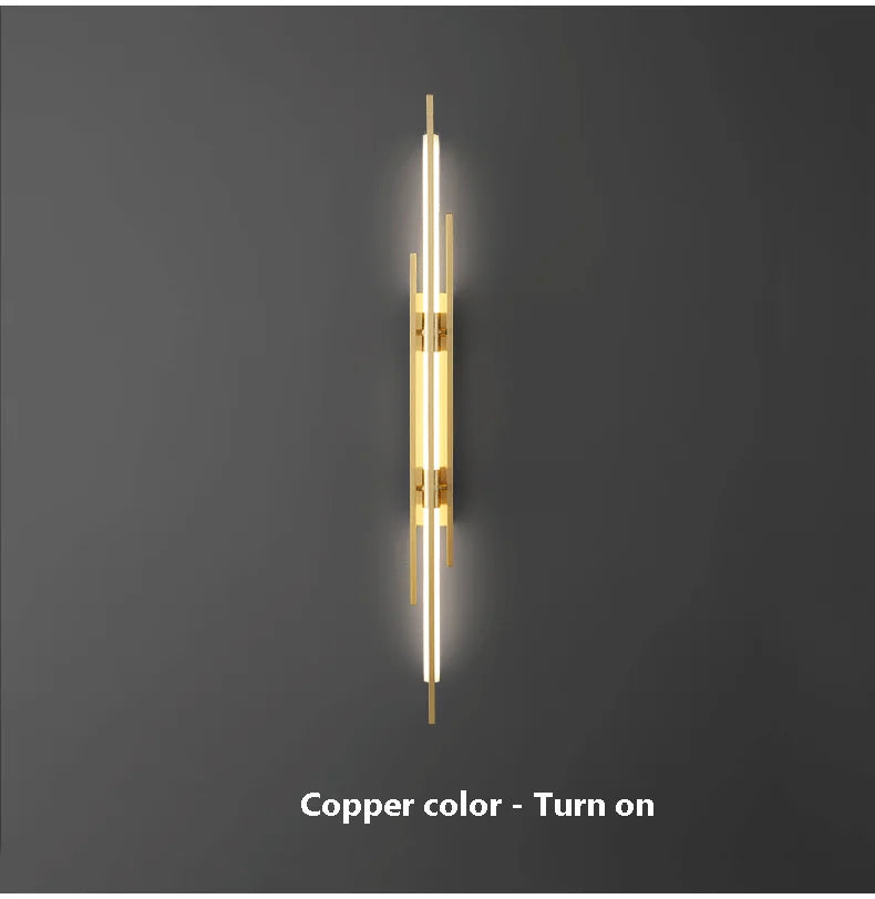 Light Luxury Wall Lamp Modern LED Gold Wall Light Indoor Lighting Wall Sconce Home Decor for Living Room Bedroom Bedside Stairs