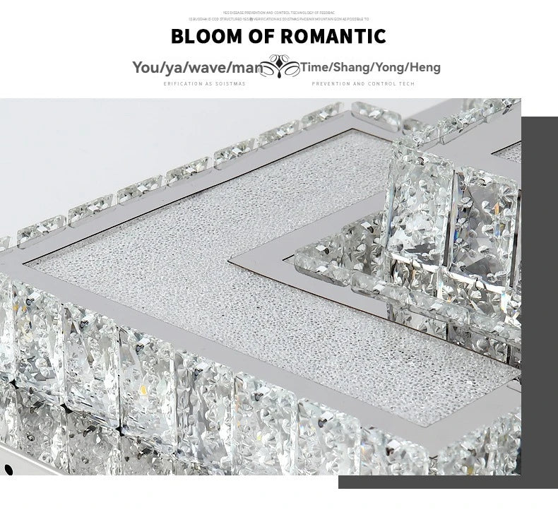 Modern Light Luxury Ceiling Led Crystal Ceiling Light Home Decoration Home Decoration Bedroom Dining Room Kitchen Lighting