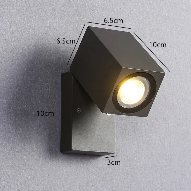 Tuya Smart LED Wall Light Up and Down RGB CCT Outdoor Bluetooth/WIFI APP Control GU10 Bulb Exterior Garden Porch Sconces Lamp