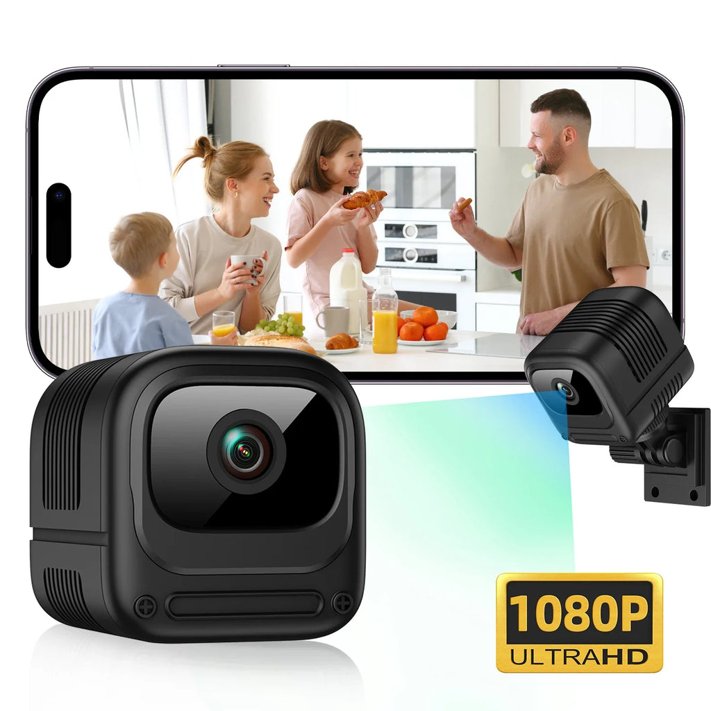 Mini Security Camera Pro Full HD WiFi Surveillance With 2 Way Audio Motion Detection Infrared Night Vision Security O-Kam Cam