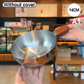 1Pc Stainless Steel Cooking Pot With Wooden Handle Compact Small Noodle Pot For Baby Food Milk Snacks Kitchen Gadgets