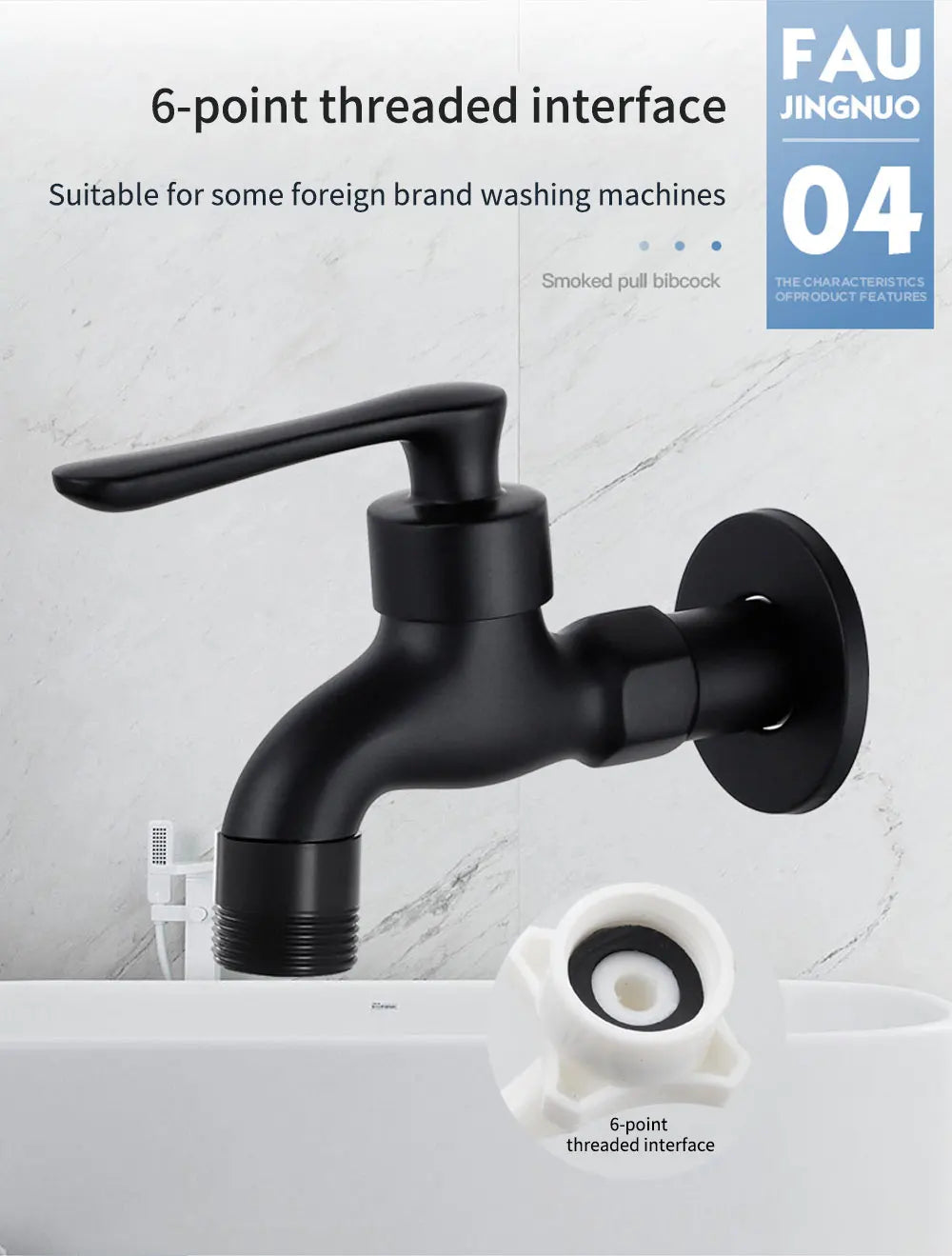 Single Cold Faucet Wall Outdoor Mop Pool Faucet Copper Brass Wall Mount Bathroom Sink Faucet Rotatable WB1141