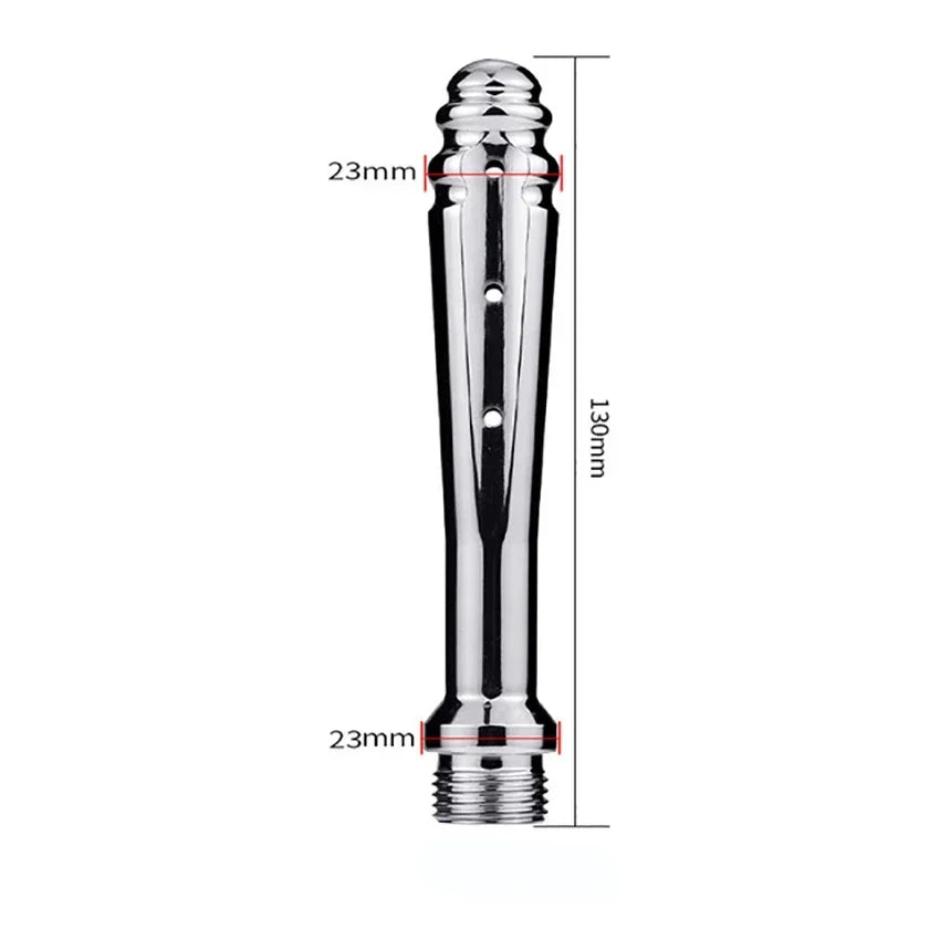 Shower Douche Enema, Aluminum Alloy Shower Bidet Vaginal Anal Colonic Nozzle Cleaner System for Men Women Cleaning,S,L анальный