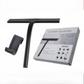 Matte Black Silicone Squeegee Set Streak Free Cleaning Shower Squeegee for Glass Bathroom Shower Doors Mirrors Tiles Car Windows