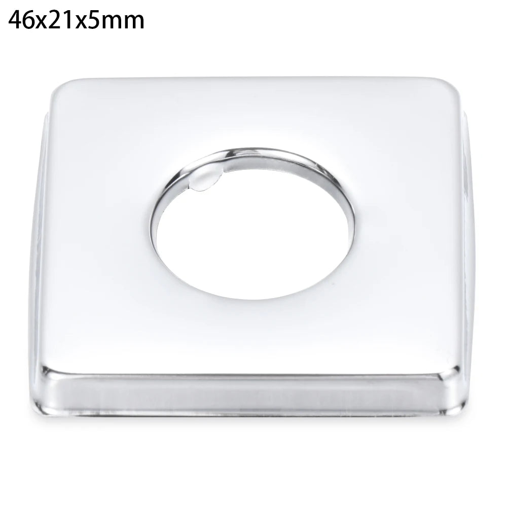 1Pc Stainless Steel Shower Kitchen Faucet Decorative Cover Wall Flange Self-Adhesive Pipe Wall Covers Bathroom Accessories New
