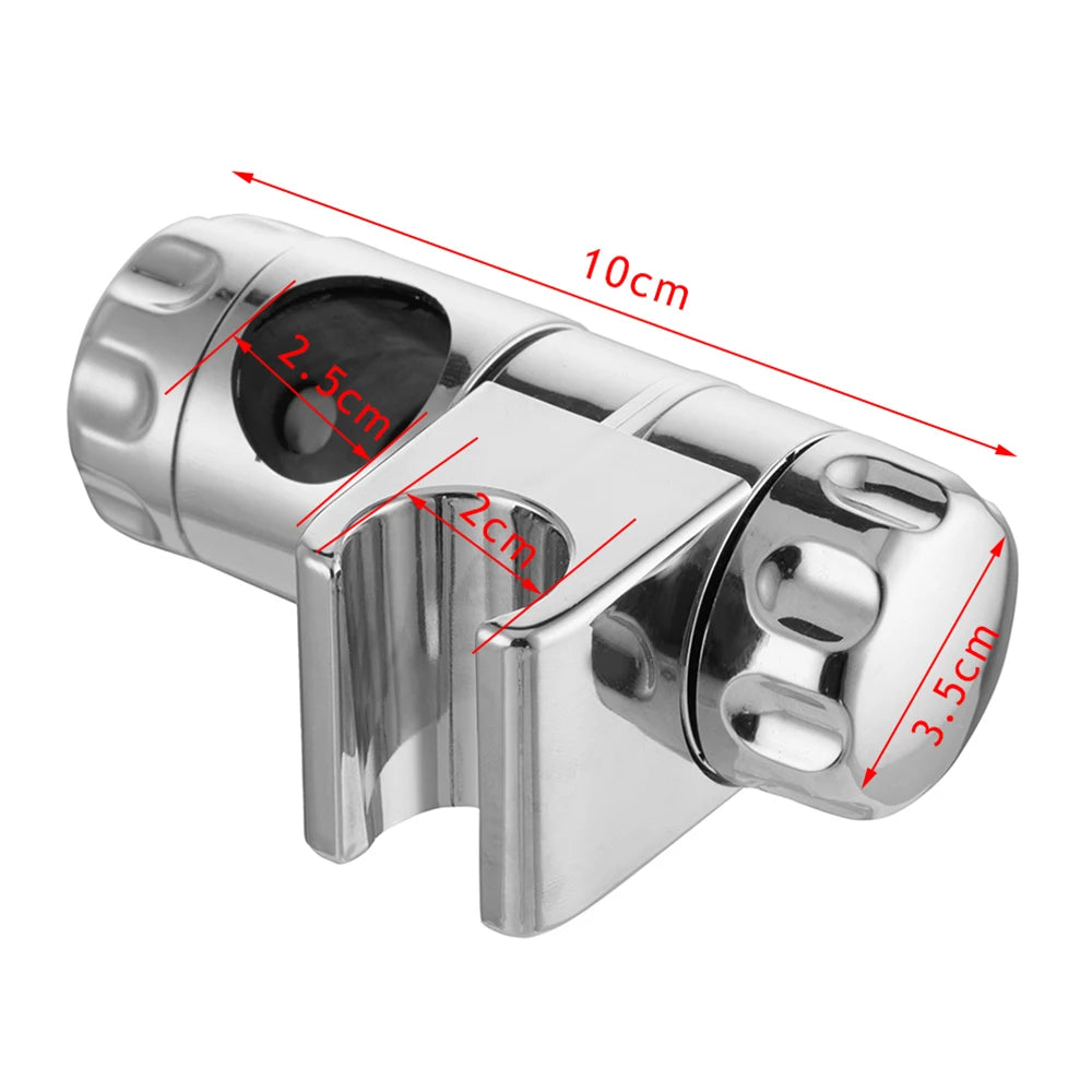 1/2PC Shower Head Holder Bathroom Shower Rail Bracket Universal Handheld Adjustable Bathroom Accessories Hose Riser Slider Clamp