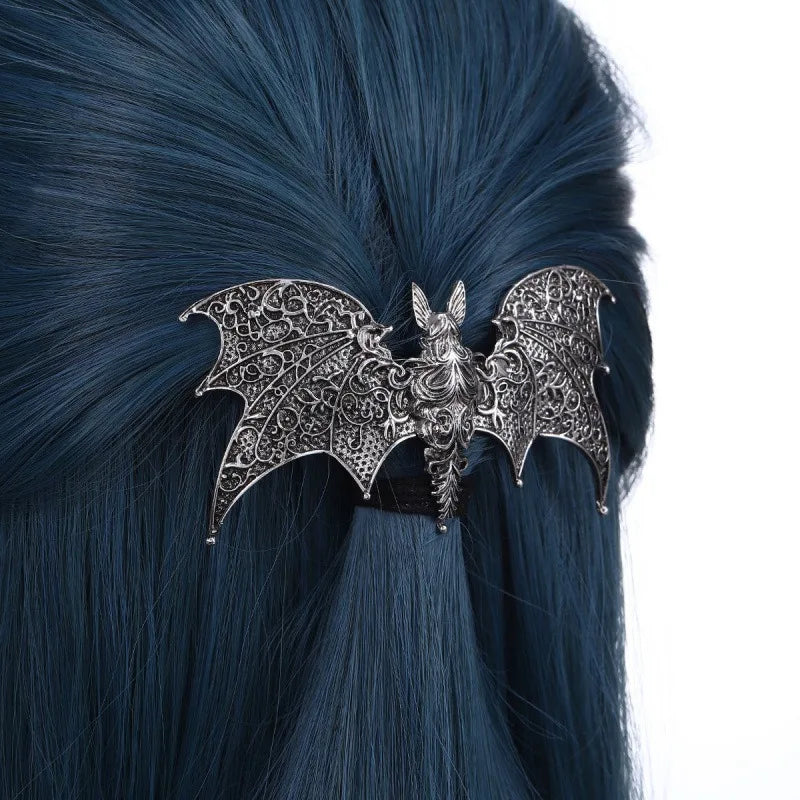 1pc Viking Retro Gothic Bat Women's Hair Clip Personalized Fashion Multi functional Party Hair Accessories Perfect Gift Choice