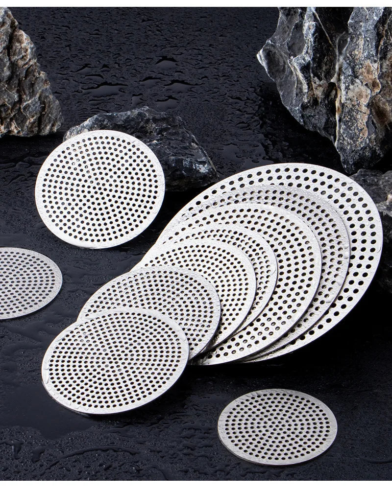 Drain Cover Bathroom Tool 304 Stainless Bathroom Accessories Sink Strainer Drains Cover Floor Drain Pad Hair Filter