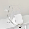 Multi-Compartment Clear Slots Organizer for Home Office, School Study Desk Use, Keeping Writing Instruments Neatly Arranged