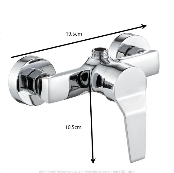 Wall Mounted Shower Hot And Cold Water Mixer Valve G1/2\" Upper Outlet Bathroom Accessories Valve Faucet Shower Tap