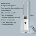Household 220v New Bladeless Fan Safety Intelligent Purification Ground Anion Electric Air Circulation Tower Fan 220v