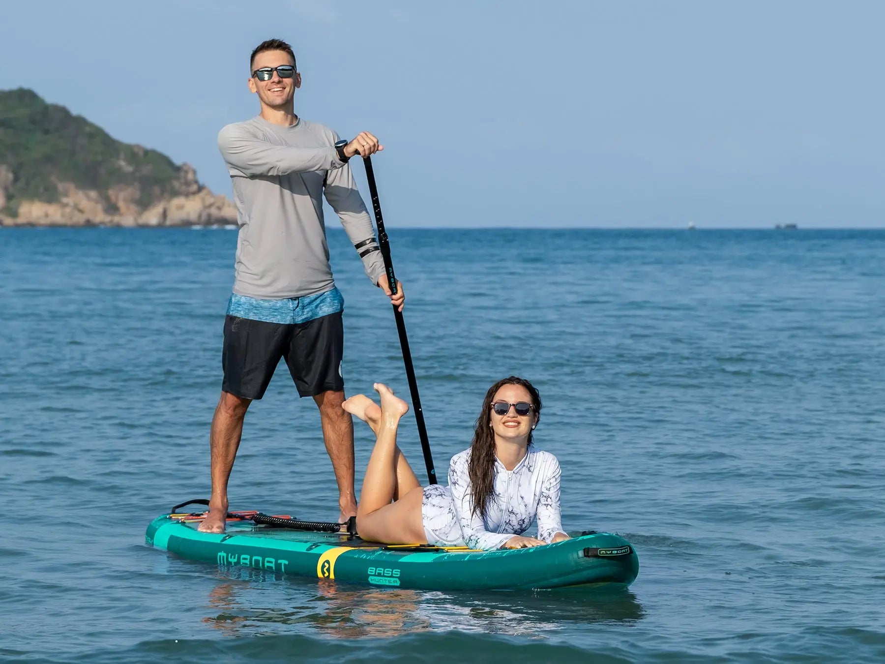 Myboat SUB Waterproof Inflatable Paddle Board 11'6''x35''x6''Adult Standing Style Aquatic Fishing With Accessories SUP сапборд